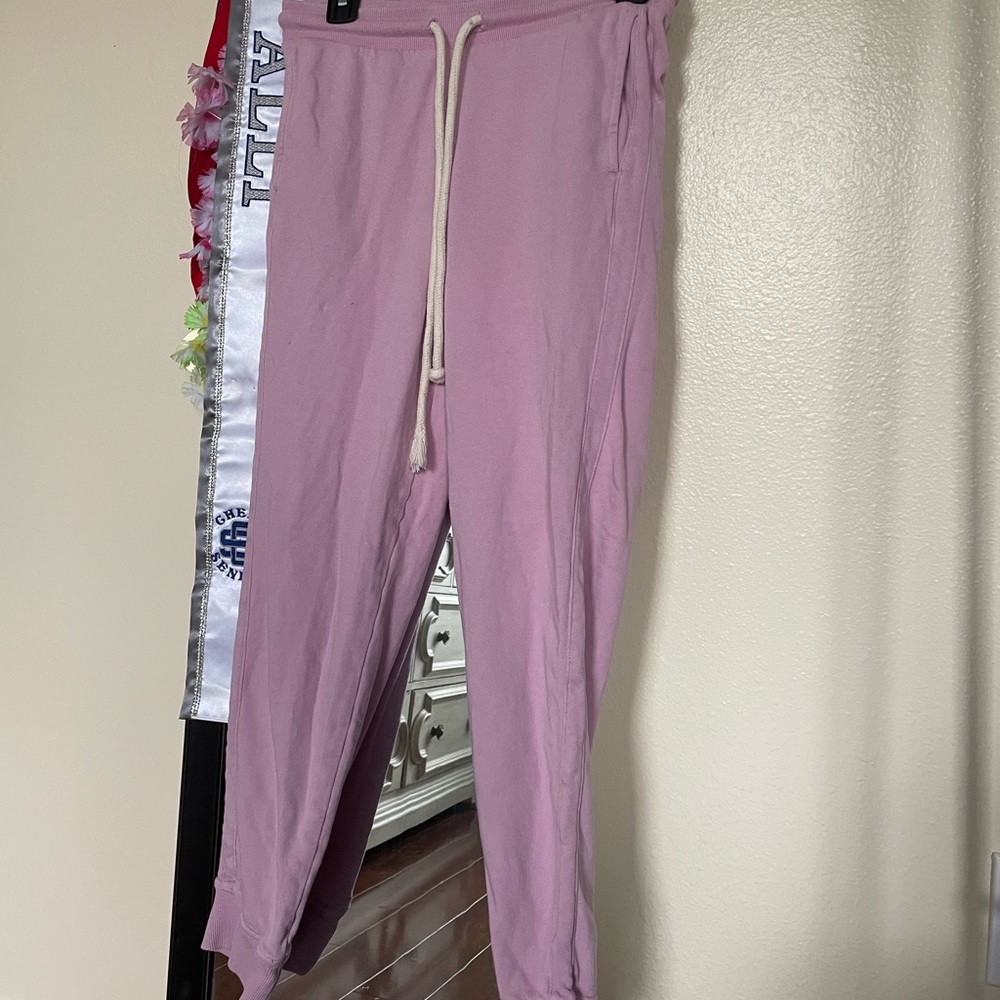 Pink joggers